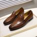 Classic Slip-On Casual Top Layer Cowhide Wedding Banquet Men's Guangzhou Leather Shoes_vogvips.com