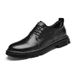 Leather Shoes Men's Style Shoes Men's Genuine Leather Low-top Thick-soled Martin Tooling Shoes Trendy Big Head Shoes_vogvips.com