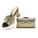 Hot Drill High Thick Heels Casual With Hand To Wear European And American Fashion Shoes Bag Set_vogvips.com