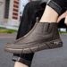 New Autumn Mid-Calf Martin Fashion British Style High-Top Casual Trendy Workwear Versatile Men's Boots_vogvips.com