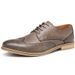 Euro Step 2025 Spring Breathable Leather Men Brogue Business Formal Youth Versatile Fashion Men's Single Shoes_vogvips.com