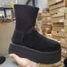 Pencil Elastic Socks, Dipu Boots, Women's Winter Soled, Height Increasing Fur Integrated Snow Boots With Plush And Thick_vogvips.com