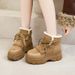Genuine Leather Thick-Soled Height-Increasing Snow Boots Women, Sheepskin Integrated, 2025 New Winter Fleece-Lined_vogvips.com