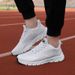 Spring Summer New Flyknit Breathable Men's And Women's Running Casual Sports Shoes, Couple's Small White Shoes_vogvips.com