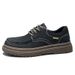 Big Toe Autumn New British Style Business Casual Small Men's Lace-up Wide Foot Formal Leather Shoes_vogvips.com