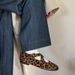 Unique Retro Leopard Print Cross-strap Shallow Flat Mary Jane Shoes For Women, Spring And Autumn Round-toe Ballet Flats_vogvips.com