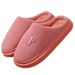 Cotton Women, Autumn And Winter 2025, New Thick Soled Home Indoor Confinement Shoes, Couple Plush Slippers For Men_vogvips.com