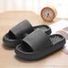Women's Thick Platform Cloud EVA Soft Sole Pillow Slides Summer Beach Flip Flops Women Non Slip Bathroom Home Slippers_vogvips.com