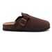 Crestar Women's Suede Clogs Leather Mules Cork Footbed Sandals Potato Shoes With Arch Support Fashion Leather Mules Shoes_vogvips.com