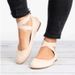 Autumn Nw Europan And Amrican Styl Shallow Mouth Elastic Strap Round To Womn's Flat Danc Mom Singl Shos Hot_vogvips.com