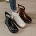Winter Fleece-Lined 2025 New Martin For Women Sole Soft Leather Fashionable Women's Short Versatile Korean Style_vogvips.com