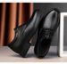 Men's Shoes Inner Height Increase Leather Shoes Gentleman Dress Casual Shoes Low-top Leather Platform Single Shoes_vogvips.com