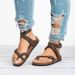 Women’s Shoes Summer Large Size Sandals Cork Bottom Roman Toe Belt Buckle Wrap Sandals For Women_vogvips.com