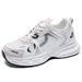 's Dad Sneakers 2025 New Spring Breathable Mesh Sports Korean Style Versatile Thick-Soled Casual Running Shoes For_vogvips.com