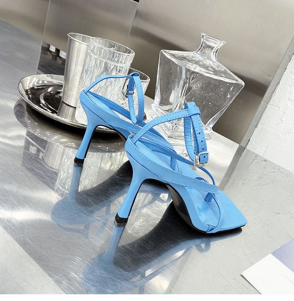 Stylish Square Toe Sandals With High Heels_vogvips.com