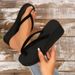 Summer Beach Seaside Korean Style Casual Slippers Women Thick Bottom Flip Flops Couple Outdoor Sandals 2024_vogvips.com