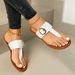 Women's Slippers European And American Foreign Trade Large Size Flat T-Shaped Wish Women, Independent Brand Beach Sandals For Women_vogvips.com