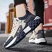 Leather-top waterproof daddy shoes men's platform elevating sports casual shoes men's fashion shoes_vogvips.com