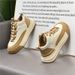Trendy Men's 2025 Winter New Model, Leather With Fleece Lining, Non-Slip Board S, Warm And Comfortable Mid-Top Dad_vogvips.com