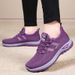 Women Casual Sports Breathable Lightweight Sneakers Anti-slip Flats Outdoor Running Walking Female Vulcanized Shoes_vogvips.com