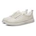 Men's Shoes Men's Casual Shoes Breathable Board Shoes British Leather Shoes Soft Sole White Shoes Men_vogvips.com