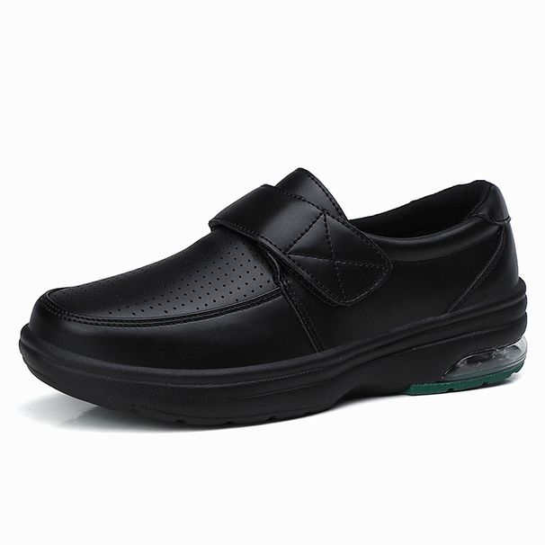 Spring Velcro Soft Soled Air Cushion Small White Shoes Professional Nurse Shoes Hospital Work Shoes Single Shoes_vogvips.com