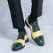 Cross-Border European And American British Style Brogue Carved Business Formal Men's Pointed Casual Leather Shoes Large_vogvips.com
