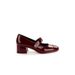 Cowhide Version Spring Versatile Small Leather Shoes Thick Heel Mary Jane Single Shoes Women's Commuter Shoes_vogvips.com