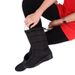 2024 Winter Fabric Snow Boots Slip-On Waterproof Warm Casual Women's Cross-Border Plus Size Shoes_vogvips.com
