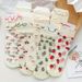Randomly 5 Pairs Of Mid Length Spring And Summer Thin Lace Cute Breathable Socks_vogvips.com