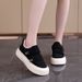 Women's Velcro Sneakers, Cream-colored Loafers, 2026 Spring-summer New Casual Versatile Sports Shoes For Women Q2001_vogvips.com