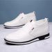 Men's Business Leather Casual Trendy 2025 Four Seasons Fashion Loafers Slip-On Lazy Shoes_vogvips.com
