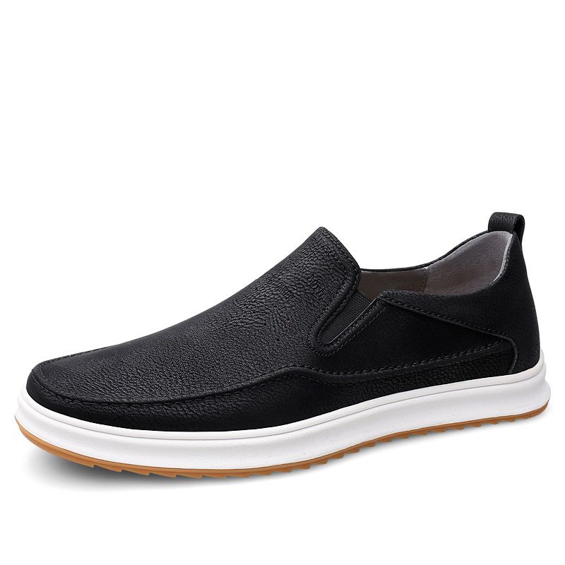 Men's Shoes Breathable Old Beijing Cloth Shoes Sports Casual Shoes Soft-soled Non-slip Board Shoes One Pedal Dad Shoes_vogvips.com