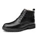 Men's Shoes Top Martin Boots Casual Short Boots Platform Leather Boots, High Top_vogvips.com
