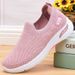 Spring New Cloth Casual Mom's Socks, Soft Sole Sports Shoes, Women's_vogvips.com