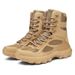 European Warm Series Large Size Men's 45 Outdoor Fan Shoes 46 Winter 47 High-top Tactical Special Forces Combat Military Boots_vogvips.com