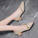 Mom's Shoes, Wedding Shoes, Women's 2025 Non Tiring Feet, Soft Leather, Soft Sole With Cheongsam Shoes, Mother-in-law Wedding Shoes, Wedding Specific_vogvips.com