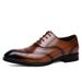 Blok Leather British Style Business Formal Shoes Winter Men's Soft Soled Casual Leathershoes_vogvips.com