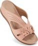 Summer New Style Women's Plus Size Wedge Sandals Open Toe Floral Strappy European American Design_vogvips.com