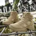 2024 New Tactical Mens Desert Combat Boots Work Safty Shoes Leather Boots Waterproof Ankle Boot Men's Hunting Shoes Size 47_vogvips.com