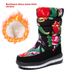 Foreign Trade Ethnic Snow Boots Fleece-Lined And Thickened, Northeastern Large Boots, Warm Cotton Shoes For Women,_vogvips.com