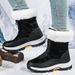Women's Shoes Autumn And Winter Plus Velvet Thick Waterproof Non Slip Thick Sole Northeast Cotton Warm Casual Snow Boots_vogvips.com