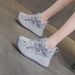 Small Thick-soled Retro Forrest Gump Shoes Women's Dad Shoes Heightening Casual Women's Shoes_vogvips.com