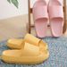 Soft Sole EVA Slippers Cushioning Effect Summer, Non-Slip Home Bathing Sandals For Men And Women, Wholesale With Free_vogvips.com
