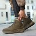 Cotton Shoes For Men In Autumn And Winter, Wear-resistant And Anti Slip Outdoor Casual Cotton Boots For Couples, With Added Fleece And Warm Snow Boots_vogvips.com