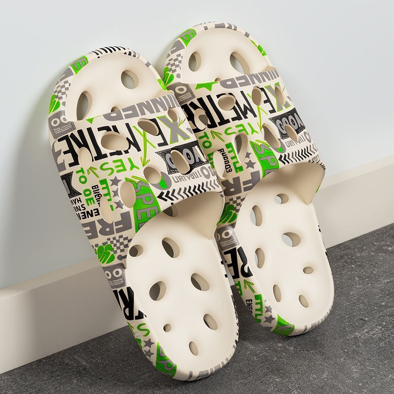 Men's Water-Resistant Bathroom Shower New Summer Couple Home Indoor Non-Slip Odor-Resistant Trendy Slippers_vogvips.com