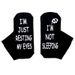 Cotton midtube socks Creative letter soles non-slip adhesive floor socks funny socks_vogvips.com