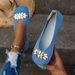 New Cross-border Round-toe Flat-soled For Women, Knitted Low-heel Soft-soled Nurse Mom Shoes, Loafers_vogvips.com
