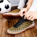 Football shoes Men's low top Smash spike Assassin fashion student pro game shoes_vogvips.com