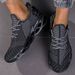 Men's Coconut Shoes Blade Breathable Mesh Shoes All Match Running Sports Fashion Shoes Flying Weaving Shoes Vacation Walking Shoes_vogvips.com